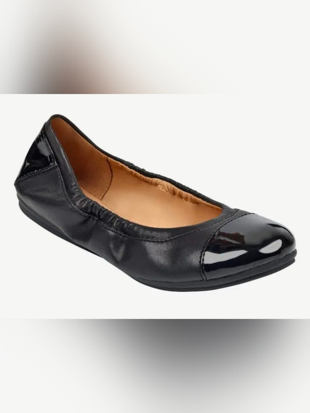 Easy Spirit e360 Black Ballet Flats 8.5